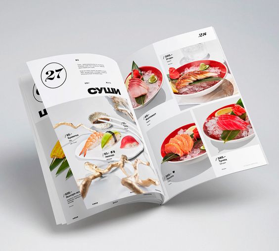 Season Menu design with 2 layout option (cover, back cover & a inside page)